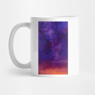 Bright watercolor galaxy Mug